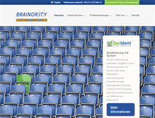 Tablet Screenshot of brainority.com